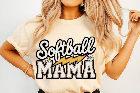 Download Softball Mama Retro Design for Mothers - Premium Resources