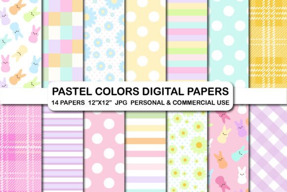 Download Pastel Colors Pattern Papers Light Color - Pattern Collection