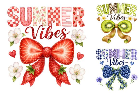 Download Summer Vibes Fruit Bow Sublimation PNG - Sublimation Collection