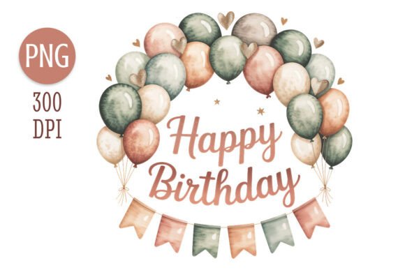 Download Boho Birthday Sublimation PNG Clipart - Sublimation Collection