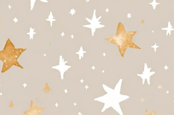 Download Boho Celestial Watercolor Star Pattern C - Pattern Collection