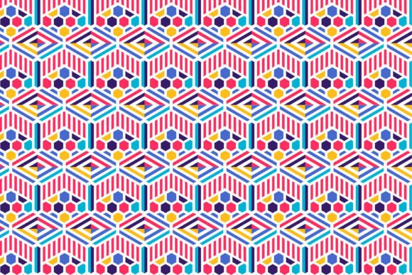 Download Colorful Abstarct Pattern Hexagon - Premium Resources